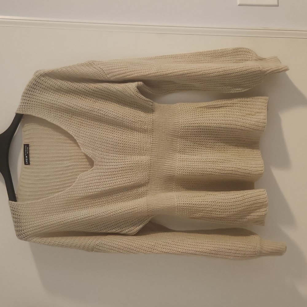 Shein cream sweater